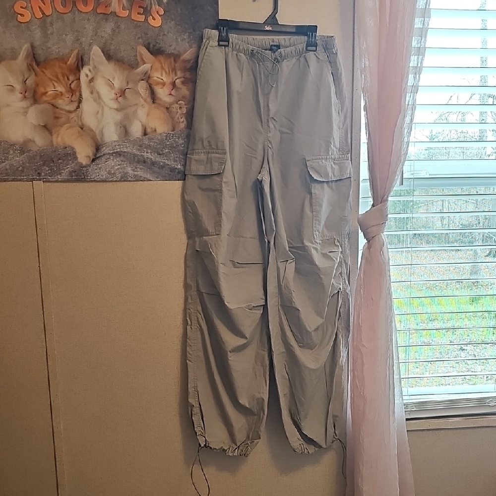Wild Fable Womens Light Gray Cargo Pants Xs